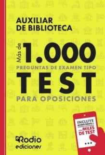 AUXILIAR DE BIBLIOTECA MAS DE 1000 PREGU