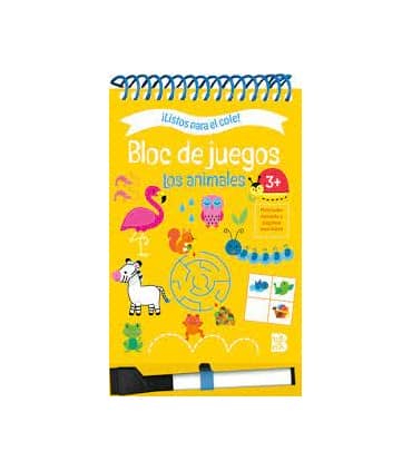 LISTOS PARA EL COLE BLOC DE JUEGOS ANIMA