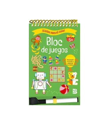 LISTOS PARA EL COLE BLOC DE JUEGOS +5