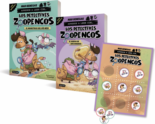 PACK ZOOPENCOS TRES EN RAYA 2024