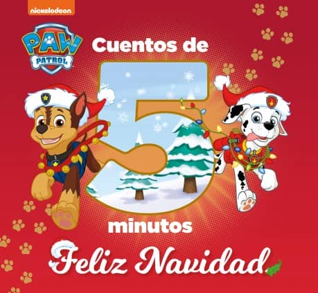 Paw Patrol | Patrulla Canina. Recopilatorio de cuentos - Cuentos de 5 minutos. Feliz Navidad