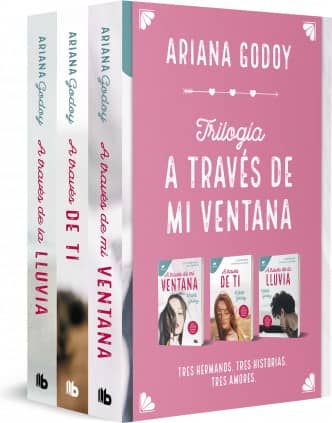 Trilogía A través de mi ventana (edición pack con: A través de mi ventana | A través de ti | A través de la lluvia)