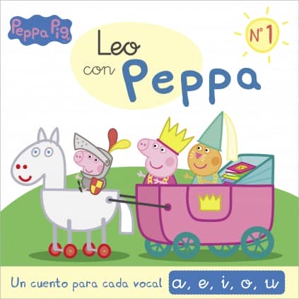 Peppa Pig. Lectoescritura - Leo con Peppa. Un cuento para cada vocal: a, e, i, o, u
