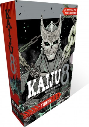 SHONEN STARTER SET KAIJU 8 Nº 1+2+3