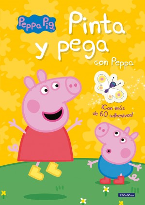 Peppa Pig. Cuaderno de actividades - Pinta y pega con Peppa