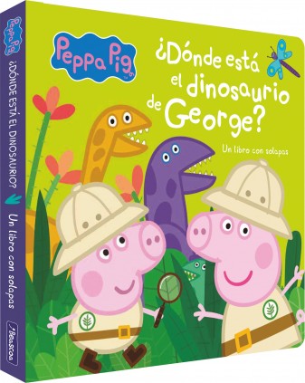 Peppa Pig. Libro de cartón con solapas - ¿Dónde está el dinosaurio de George?