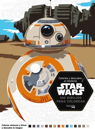 Colorea y descubre el misterio Star Wars
