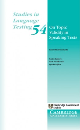 On Topic Validity in Speaking Tests
