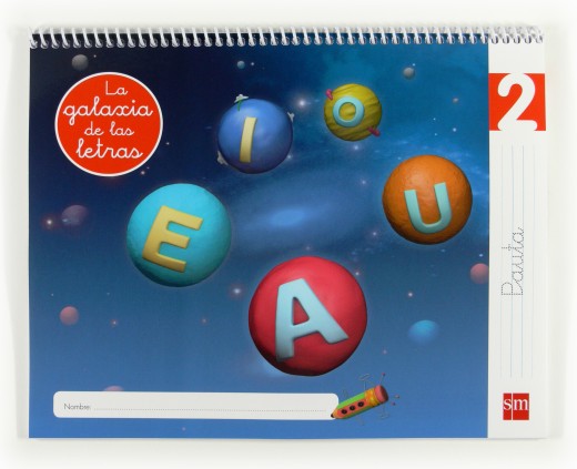 LECTOESCRITURA GALAXIA LETRAS N 2 4AÑOS