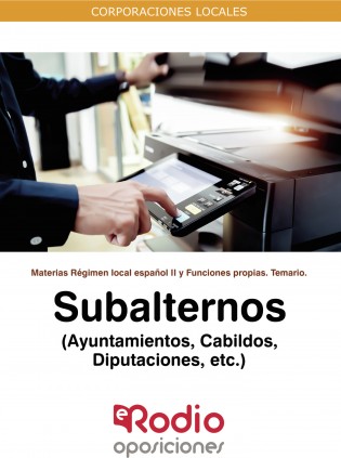 SUBALTERNOS DE CORPORACIONES LOCALES REG