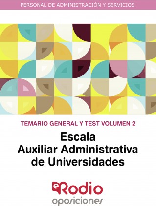 ESCALA AUXILIAR ADMINISTRATIVA DE UNIVER