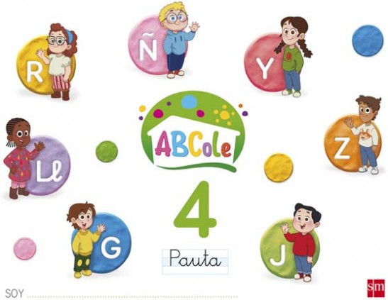 Cuaderno de lectoescritura 4, Pauta. ABCole 17