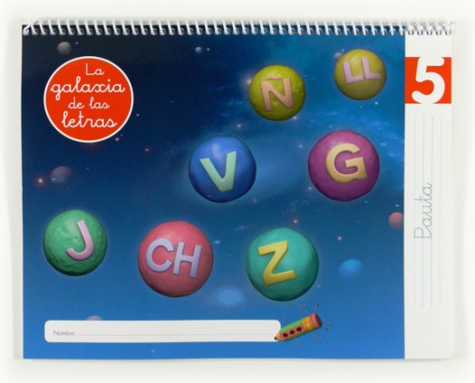 LECTOESCRITURA GALAXIA LETRAS 5AÑOS N 5