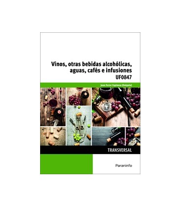 Vinos, otras bebidas alcohólicas, aguas, cafés e infusiones