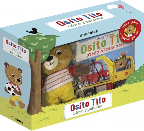 OSITO TITO LIBRO Y PELUCHE