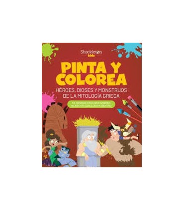 PINTA Y COLOREA HEROES, DIOSES Y MONSTRU