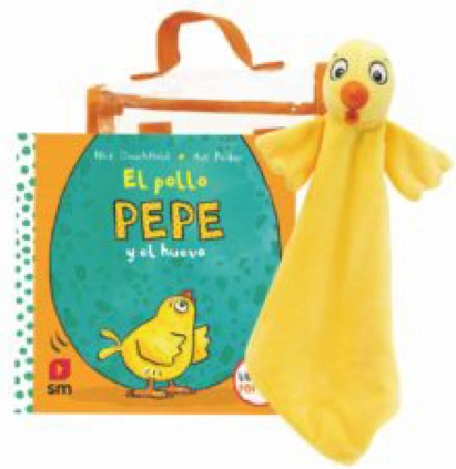 Pack doudou El pollo Pepe y el huevo