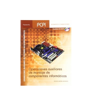 Operaciones auxiliares de montaje de componentes informáticos