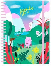 Agenda escolar semanal 2024-2025 Lyona