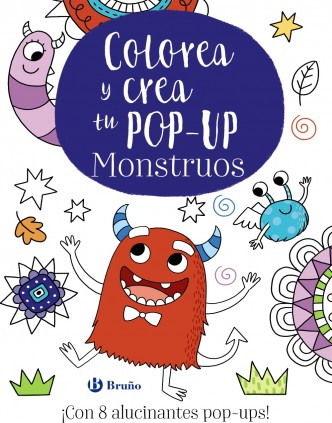 Colorea y crea tu pop-up. Monstruos