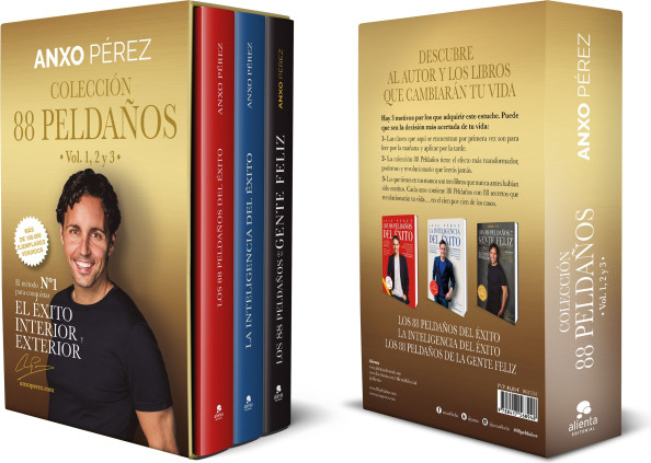 Estuche Colección 88 peldaños de Anxo Pérez - vols. 1, 2 y 3