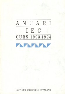 Anuari IEC : curs 1993-1994