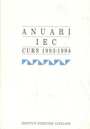 Anuari IEC : curs 1993-1994