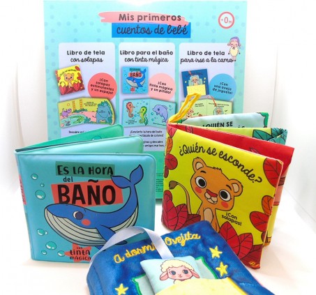 Mis primeros cuentos de bebé - Tres cuentos interactivos para los más pequeños