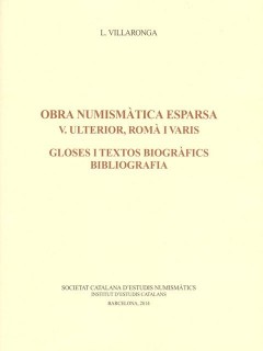 Obra numismàtica esparsa: V