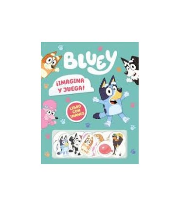 BLUEY IMAGINA Y JUEGA LIBRO CON IMANES