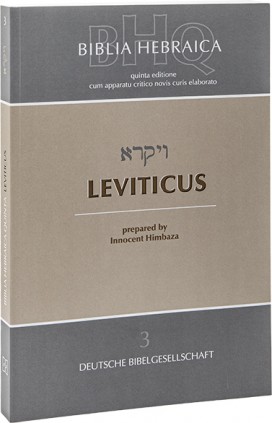 Biblia Hebraica Quinta (BHQ)