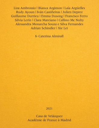 Casa de Velázquez - Académie de France à Madrid 2021