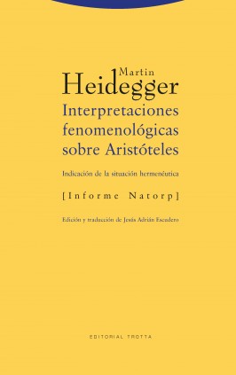 Interpretaciones fenomenológicas sobre Aristóteles