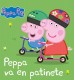 PEPPA PIG CARTON. PEPPA VA EN PATINETE