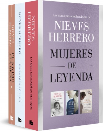 Mujeres de leyenda (pack con: Lo que escondían sus ojos | Esos días azules | El joyero de la reina)