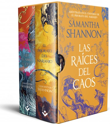 Las raíces del caos (estuche con: El día que se abrió el cielo | El priorato del naranjo)