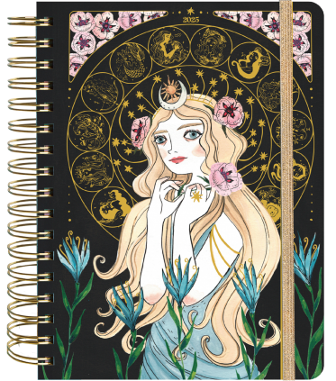 Agenda anual semanal 2025 María Hesse