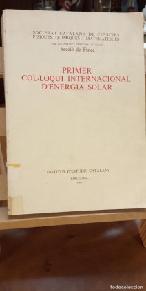 Primer Col.loqui Internacional d'Energia Solar