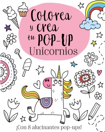COLOREA Y CREA TU POP-UP UNICORNIOS
