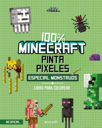 MINECRAFT. PINTA PIXELES. MONSTRUOS