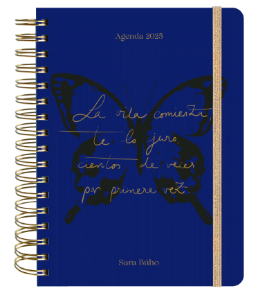 Agenda anual diaria 2025 Sara Búho