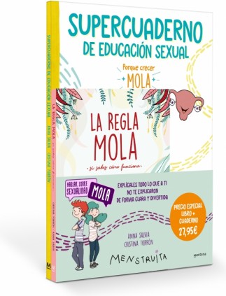 Pack Aprende con Menstruita (La regla mola + Supercuaderno de educación sexual)
