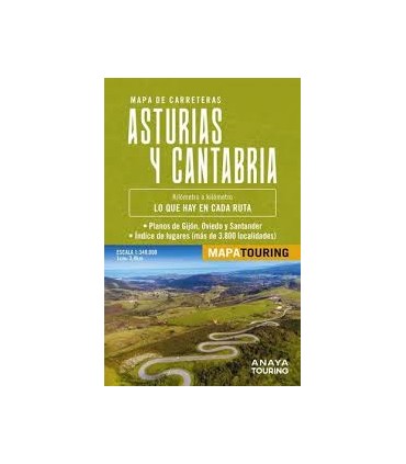 MAPA CARRETERAS ASTURIAS Y CANTABRIA