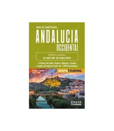 MAPA CARRETERAS ANDALUCIA OCCIDENTAL