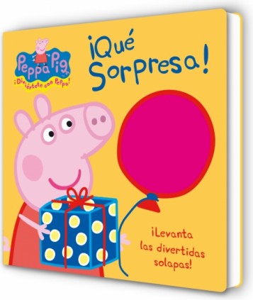Peppa Pig. Libro de cartón con solapas - ¡Qué sorpresa!