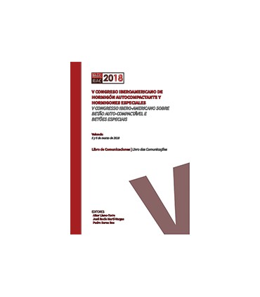 HAC 2018. V congreso iberoamericano de hormigon autocompactante y hormigones especiales