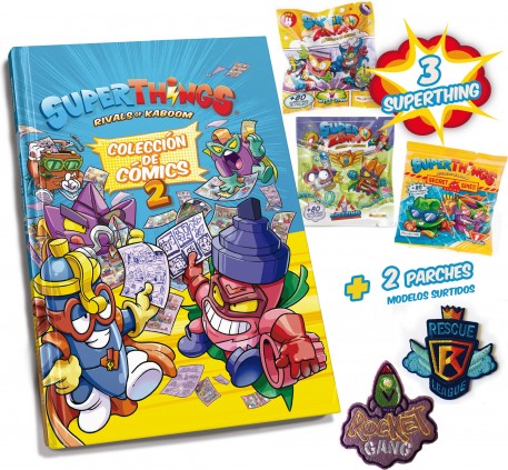 Libro Coleccionista Cómics Superthings - MAX - Series 4, 5 y Secret Spies