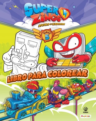 Libro para colorear Superzings Series 5 - España