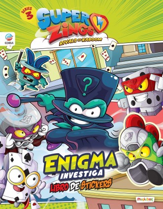 Libro de Stickers Superzings Series 3 - España