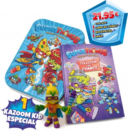 Libro Coleccionista Cómics Superthings - KK y GK Series Versión LATA